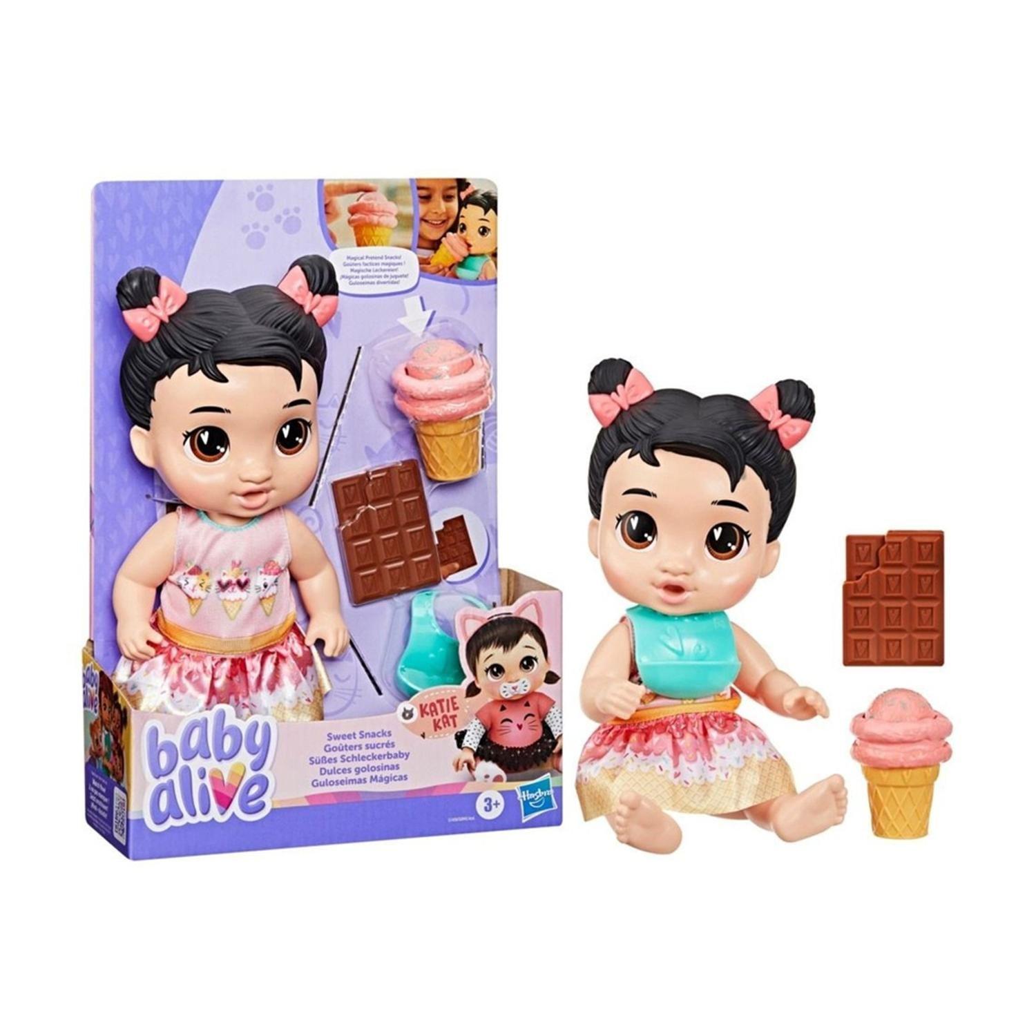Muñeca Baby Alive Dulces Golosinas Katie Kat-2