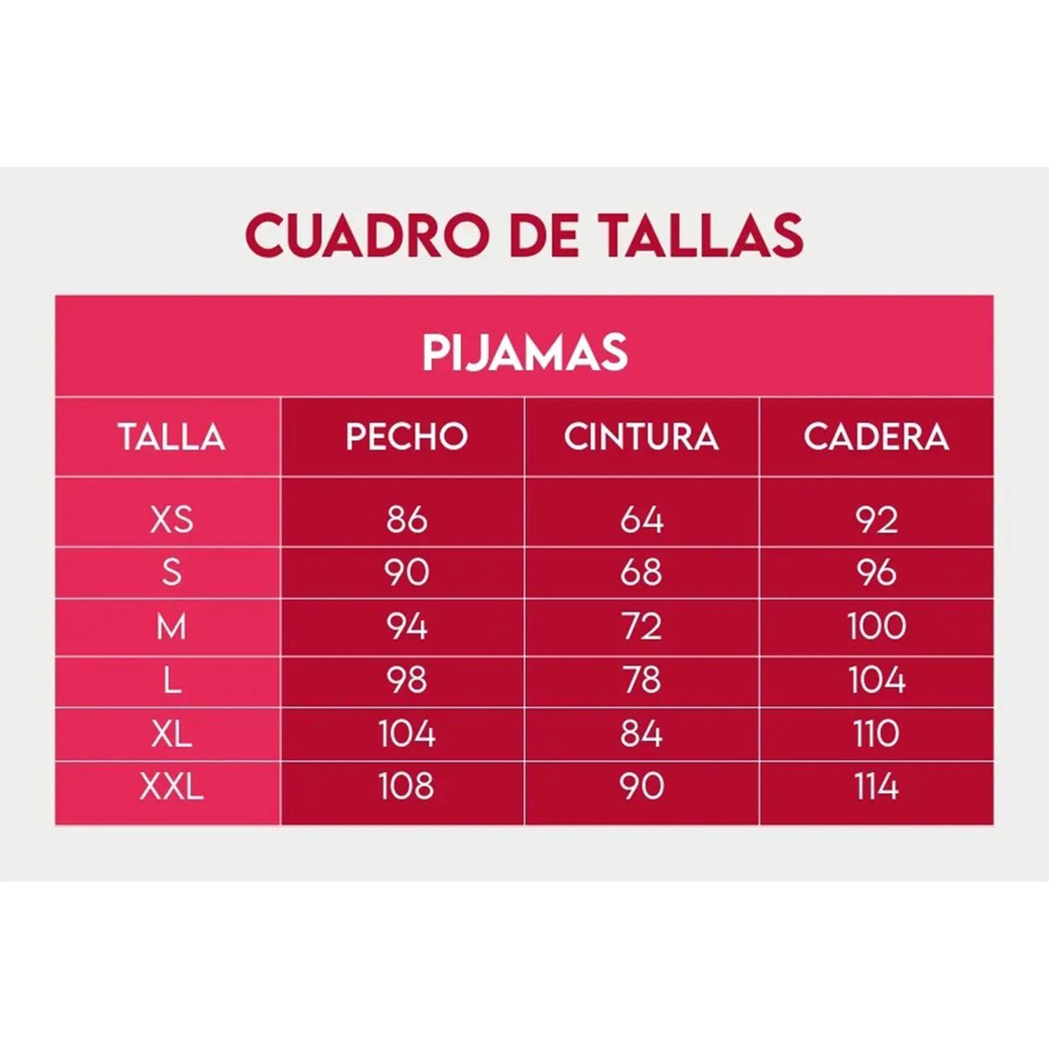 Pijama Largo Mujer Algodón 30824 Caffarena-5