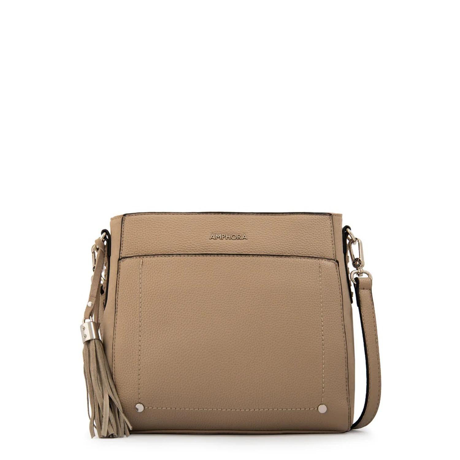 Cartera Bandolera Etiopia Taupe 40364020808 Amphora-0