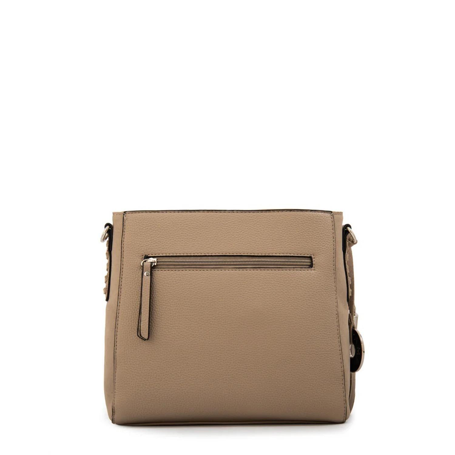 Cartera Bandolera Etiopia Taupe 40364020808 Amphora-2