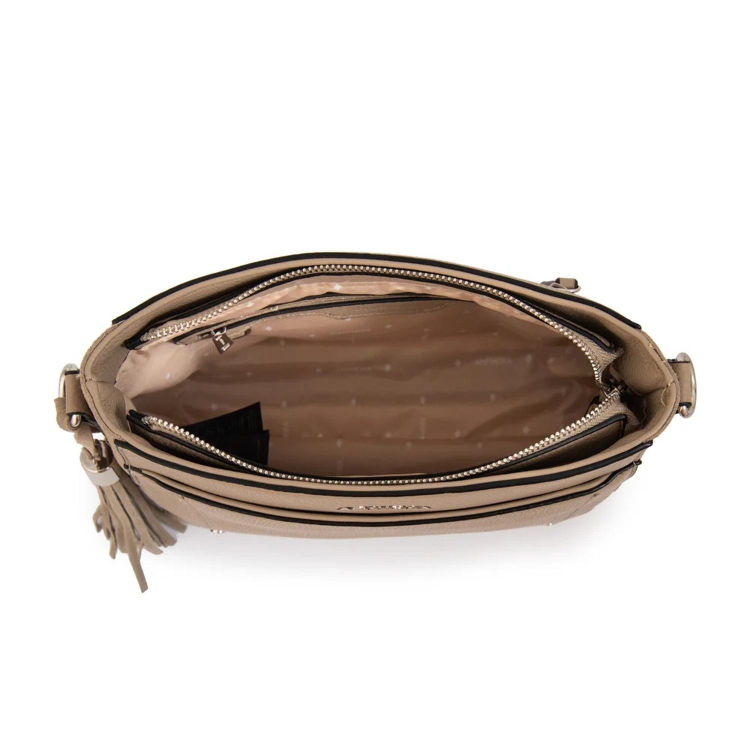 Cartera Bandolera Etiopia Taupe 40364020808 Amphora-3