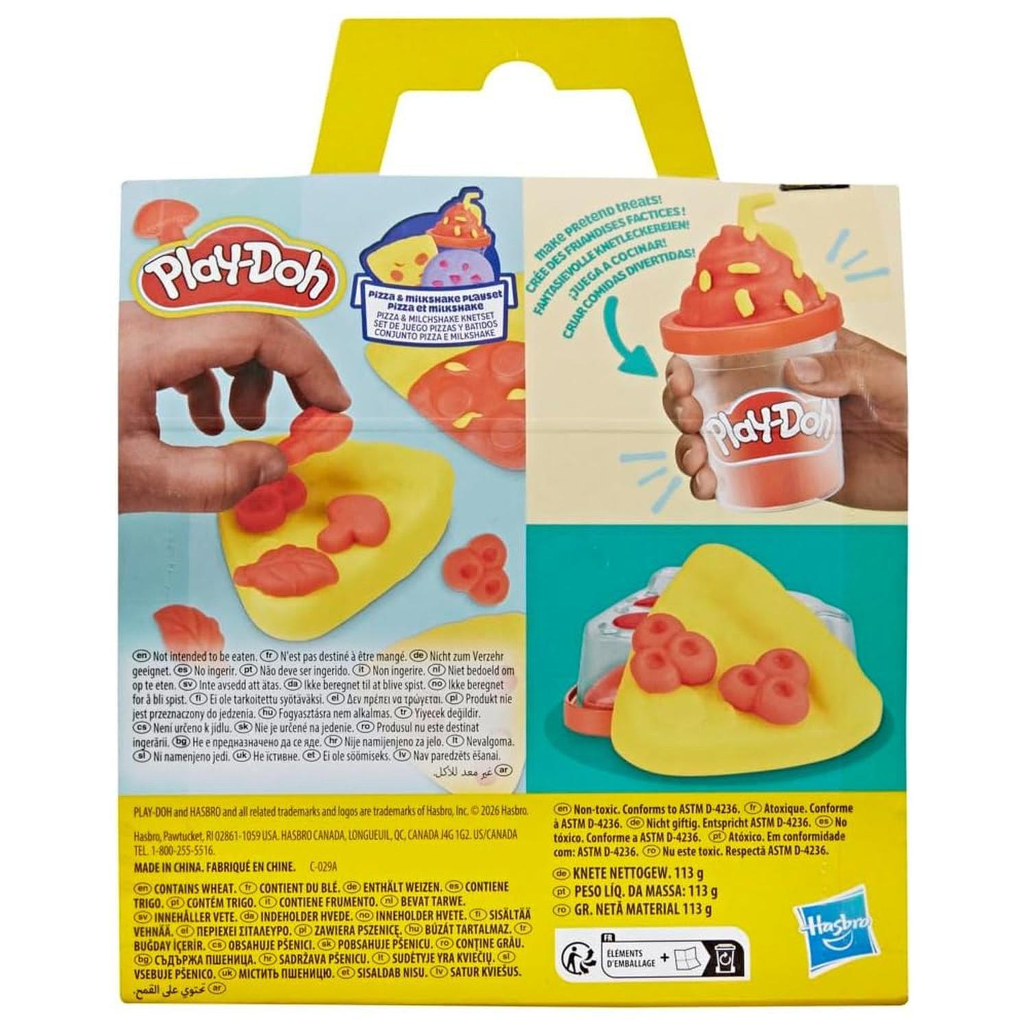 Set Play-Doh Treats to Go: Pizza y batido-6