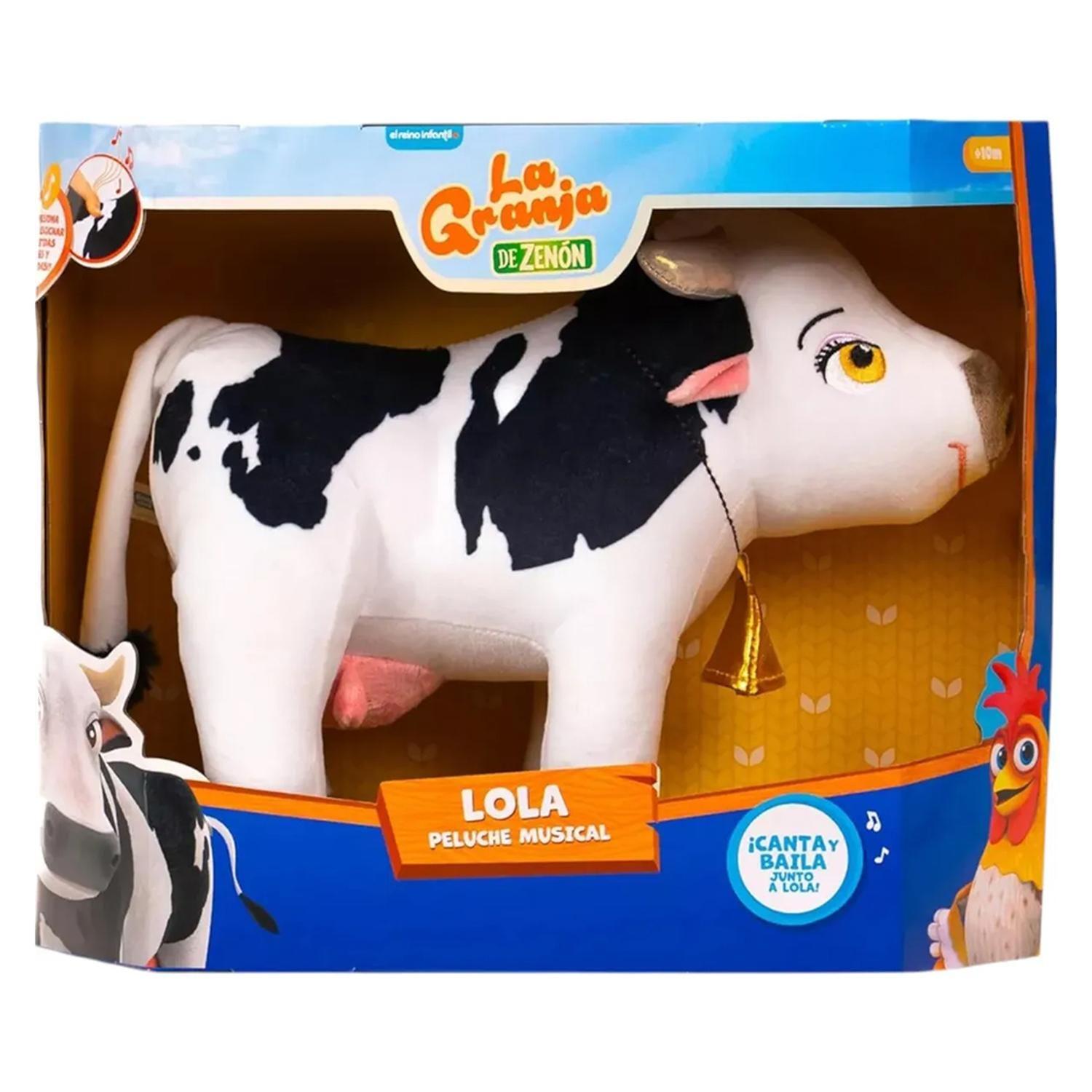 La Vaca Lola Peluche Musical Granja De Zenón 30cm-2