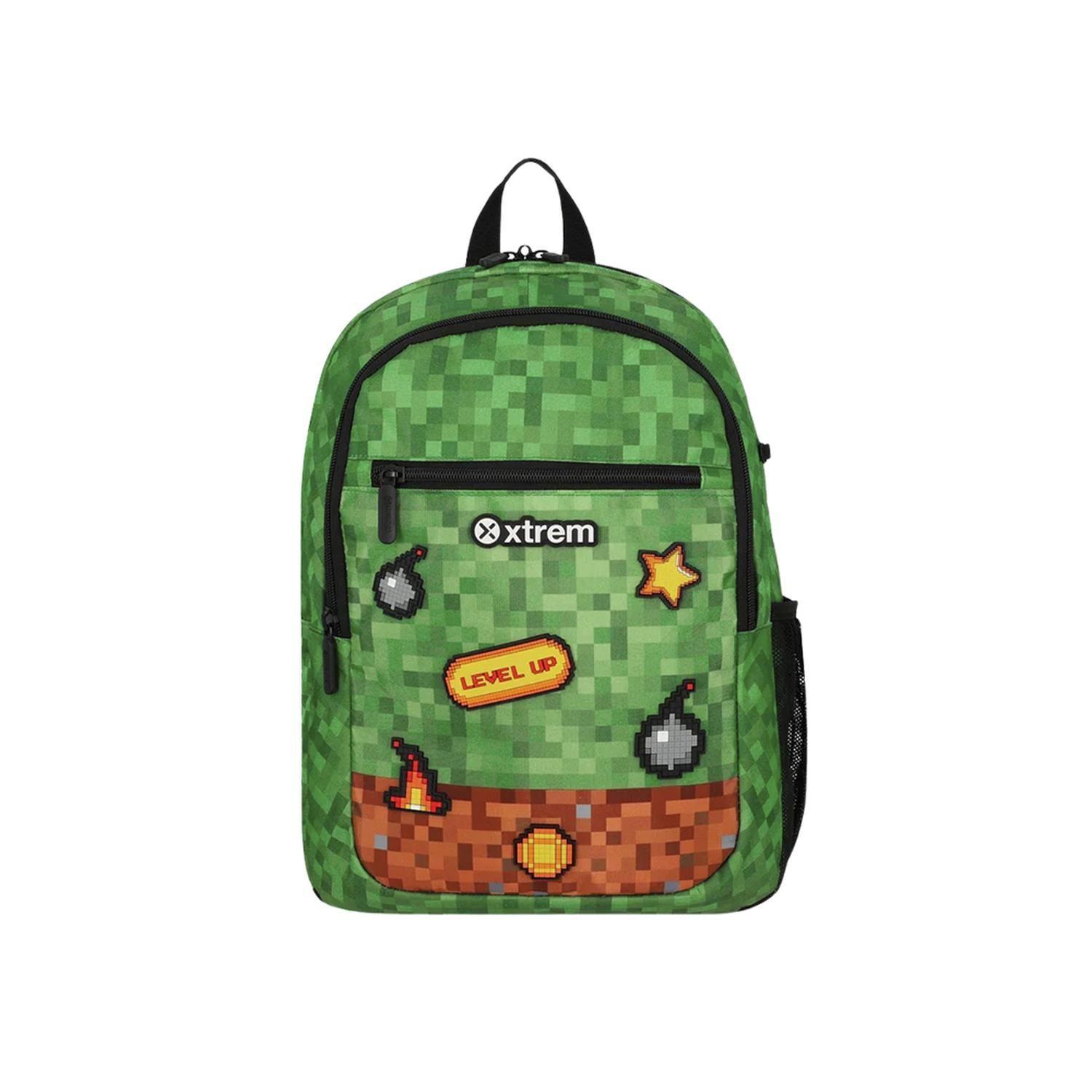 Mochila escolar Logan verde 159690A1341-0926 XTREM-0