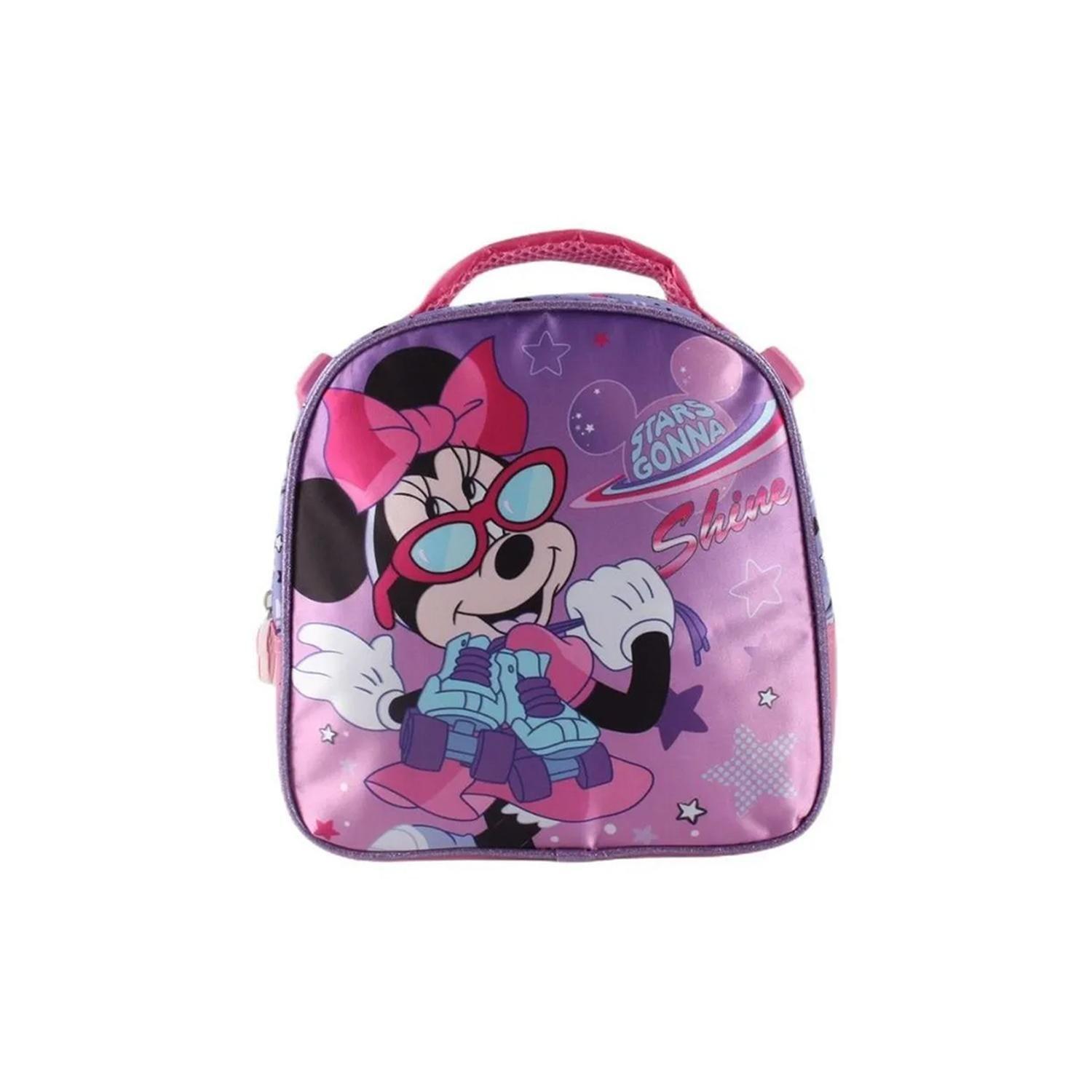 Set Mochila De Satin Con Lonchera Minnie 14 Multicolor-3