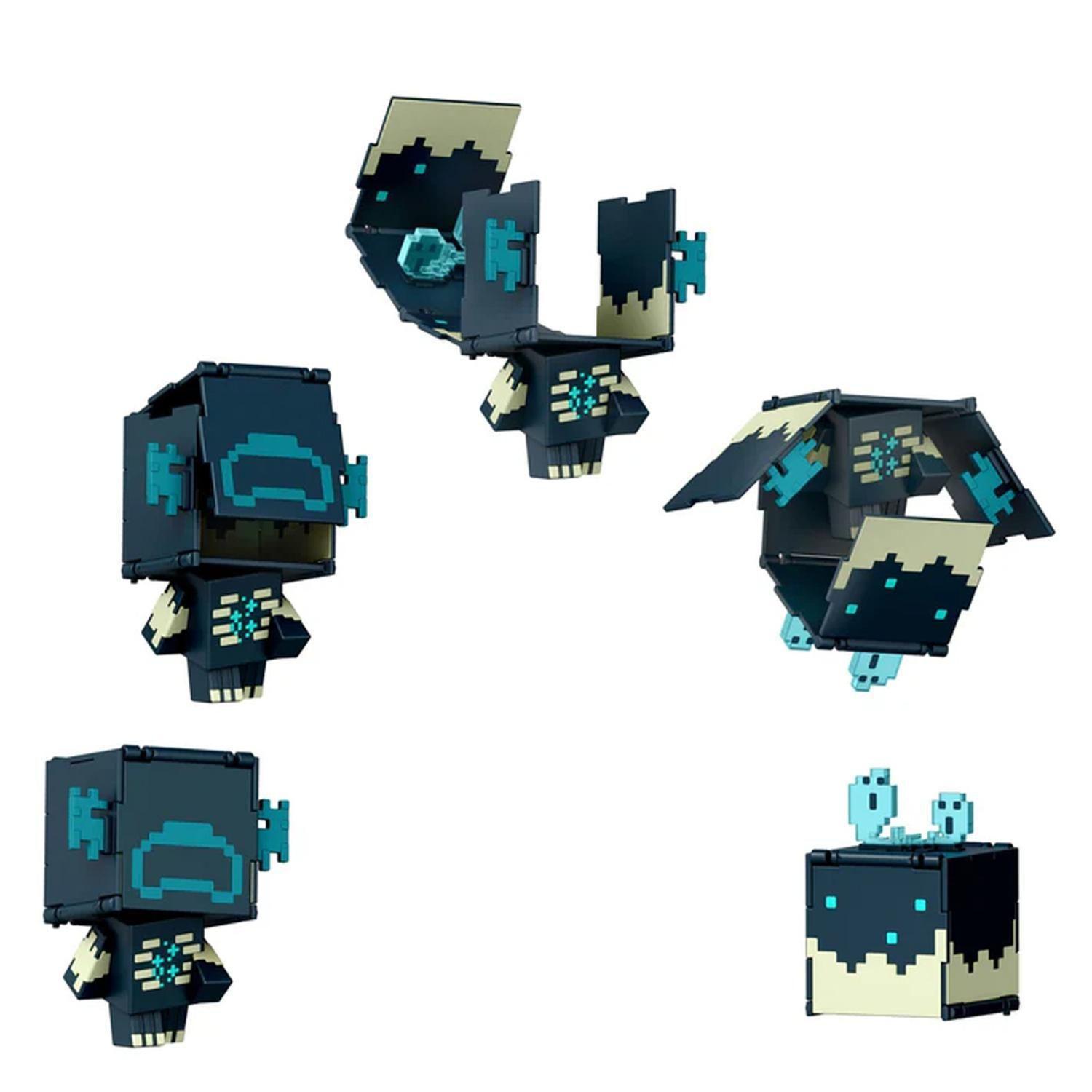 Minecraft Vanilla Figura De Acción Flippin Warden + Catalizador Sculk-3