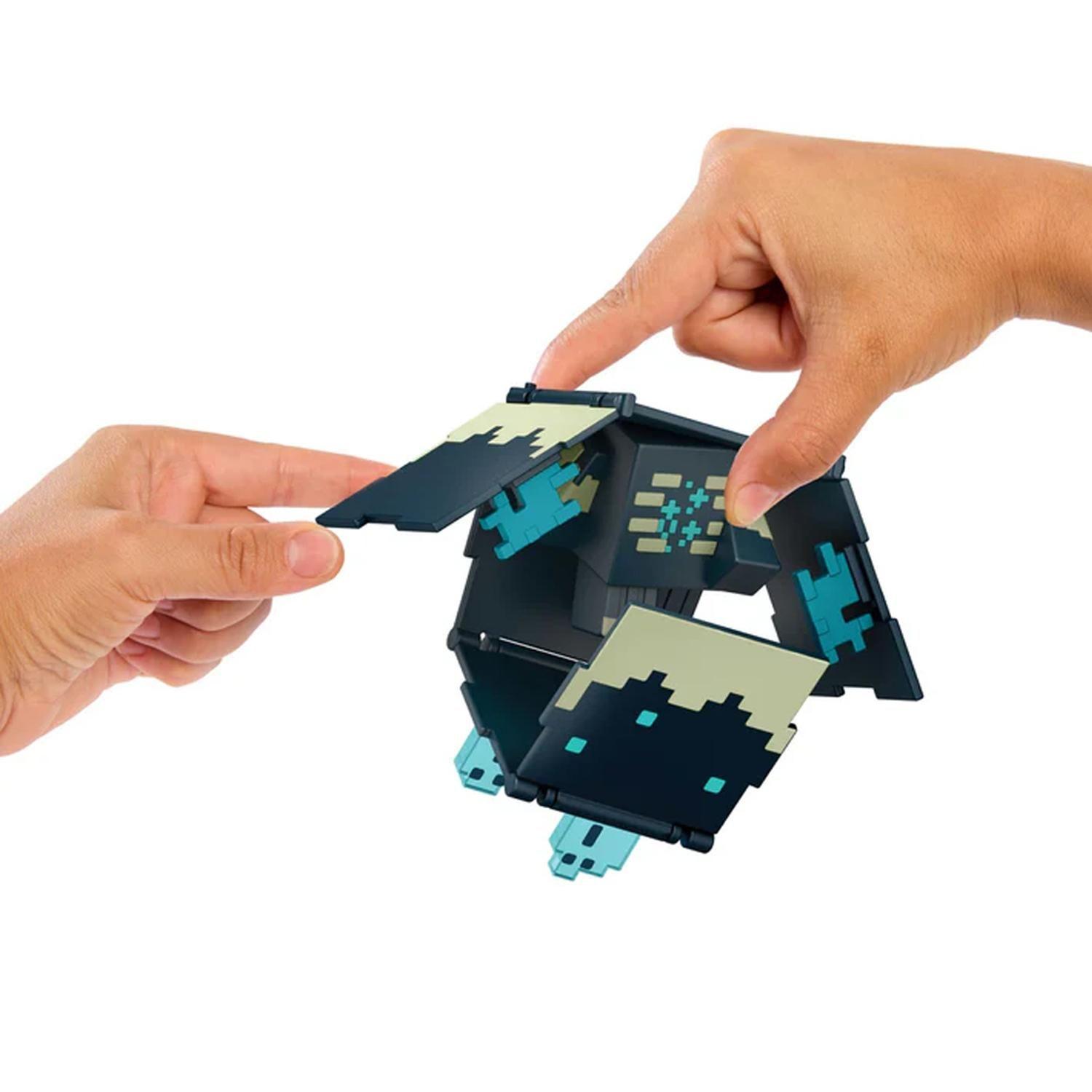 Minecraft Vanilla Figura De Acción Flippin Warden + Catalizador Sculk-6