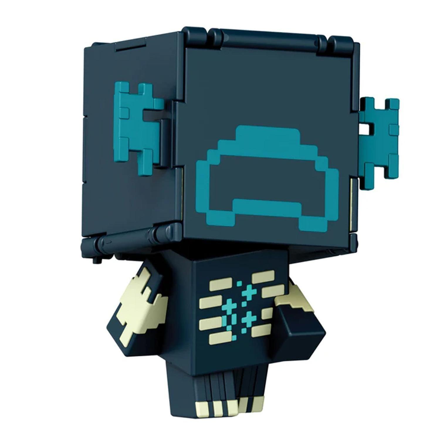 Minecraft Vanilla Figura De Acción Flippin Warden + Catalizador Sculk-7