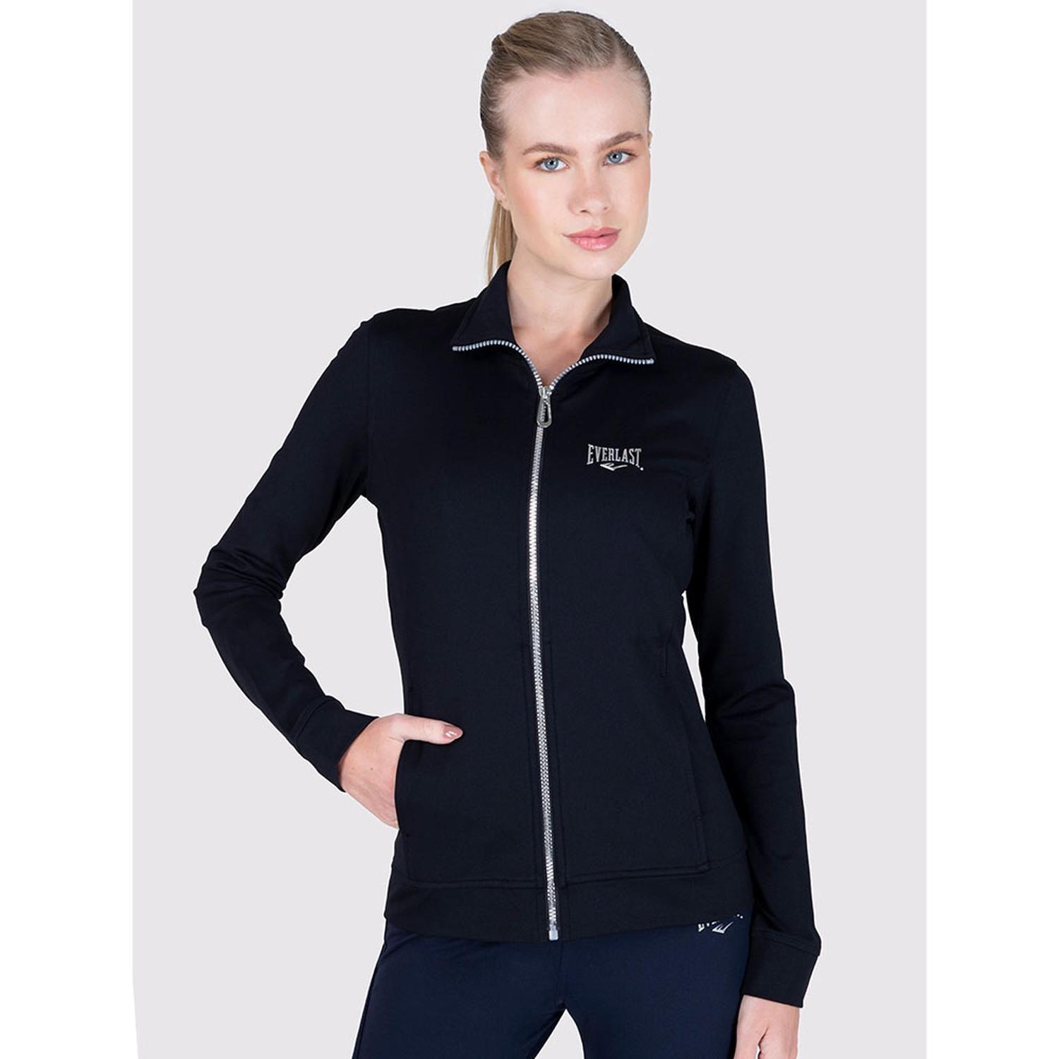 Chaqueta Mujer Basic Negro Everlast-0