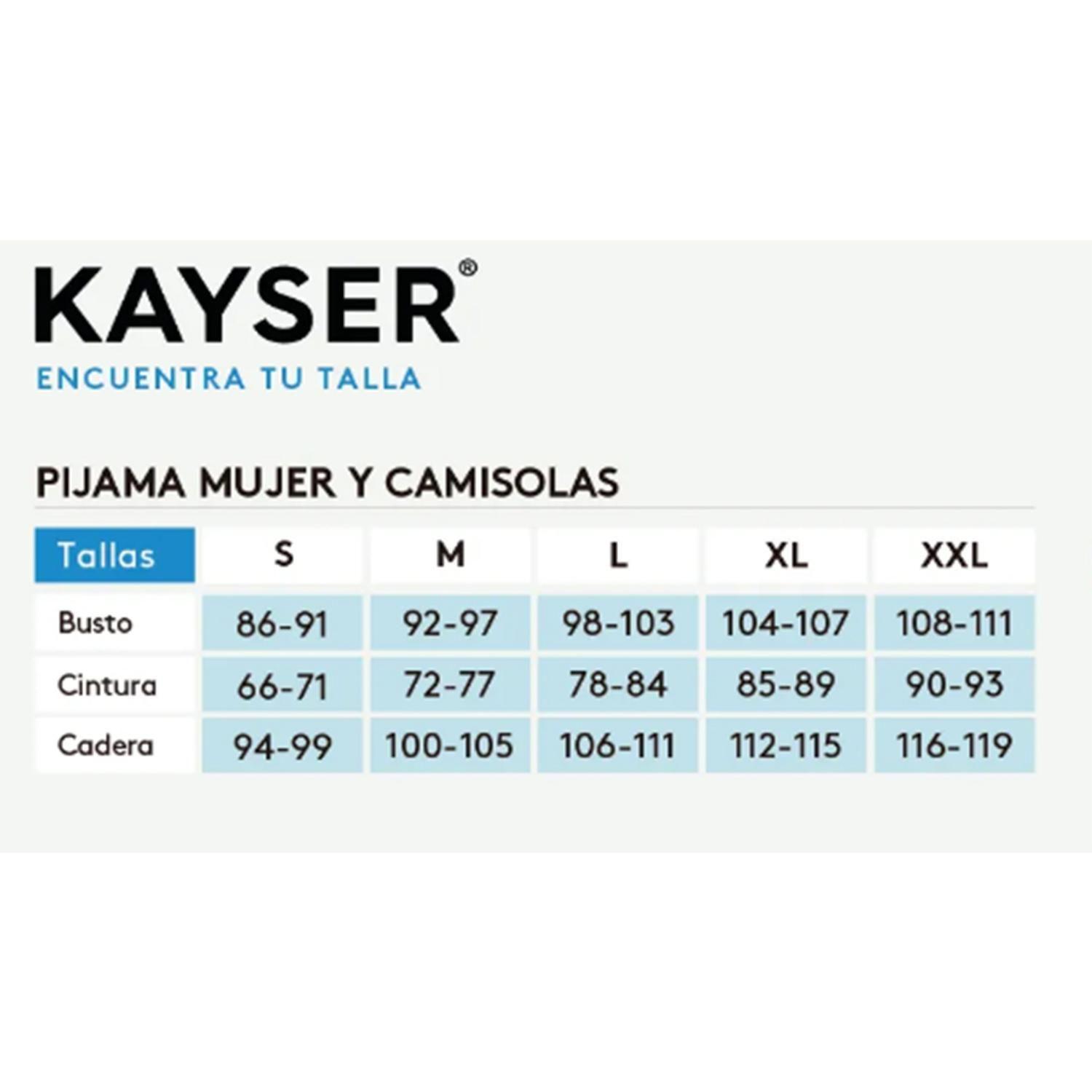 Pijama Mujer Algodón 60.1564 Kayser-4