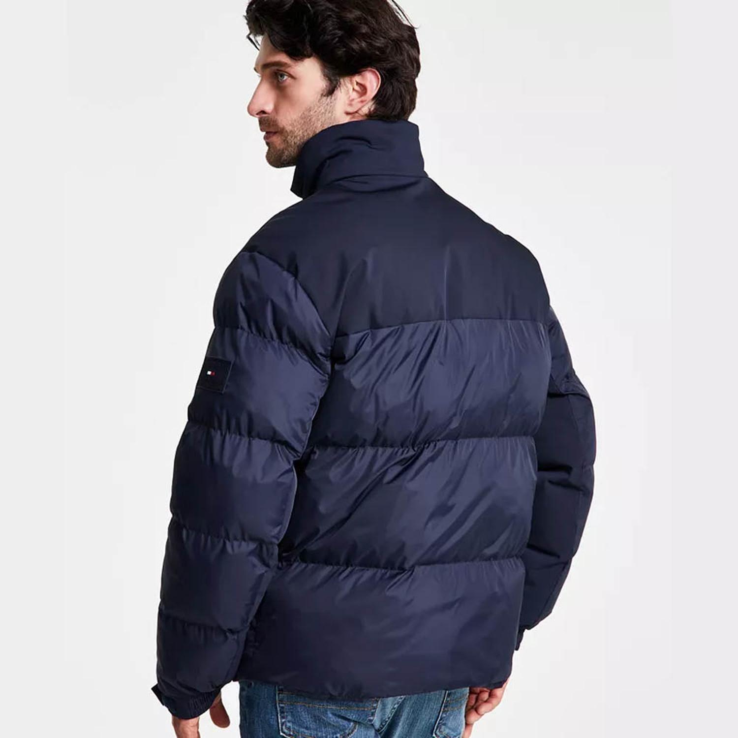Chaqueta Hombre Tommy Hilfiger Mixed-Media Puffer Jacket Medianoche 154AP164-1