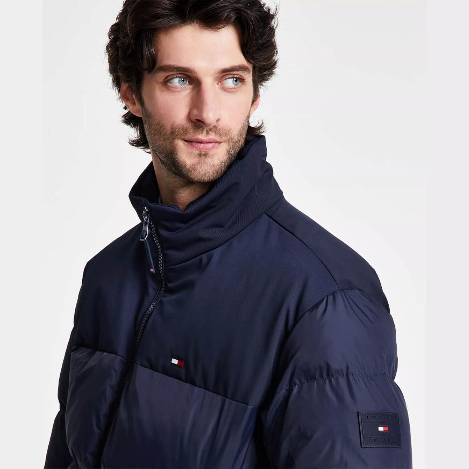 Chaqueta Hombre Tommy Hilfiger Mixed-Media Puffer Jacket Medianoche 154AP164-2