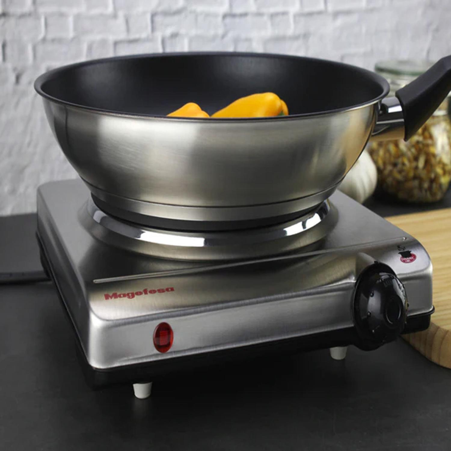 Cocina Electrica Magefesa Dinamic Inox Mgf8013-3