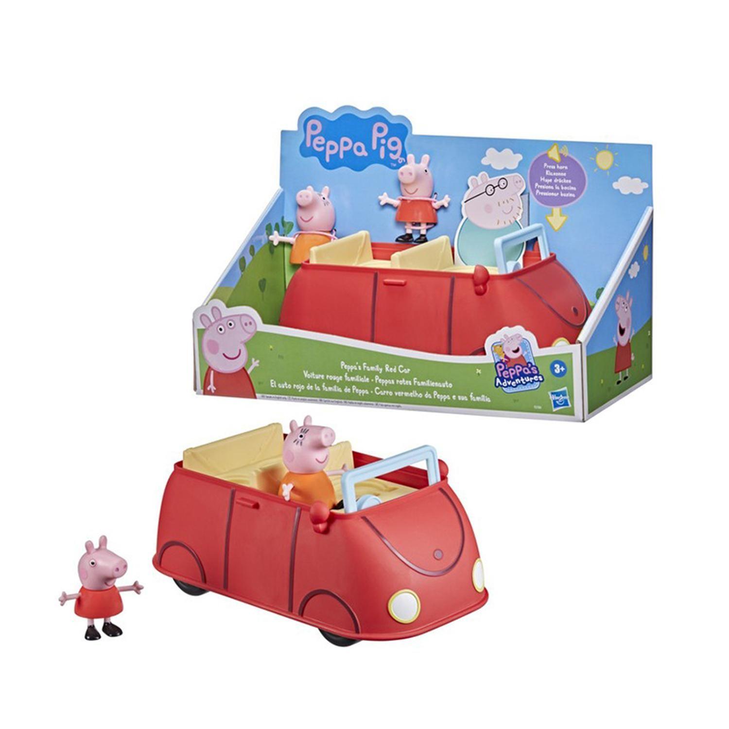 Vehiculo Peppa Pig El Auto Rojo De La Familia Peppa Hasbro-2