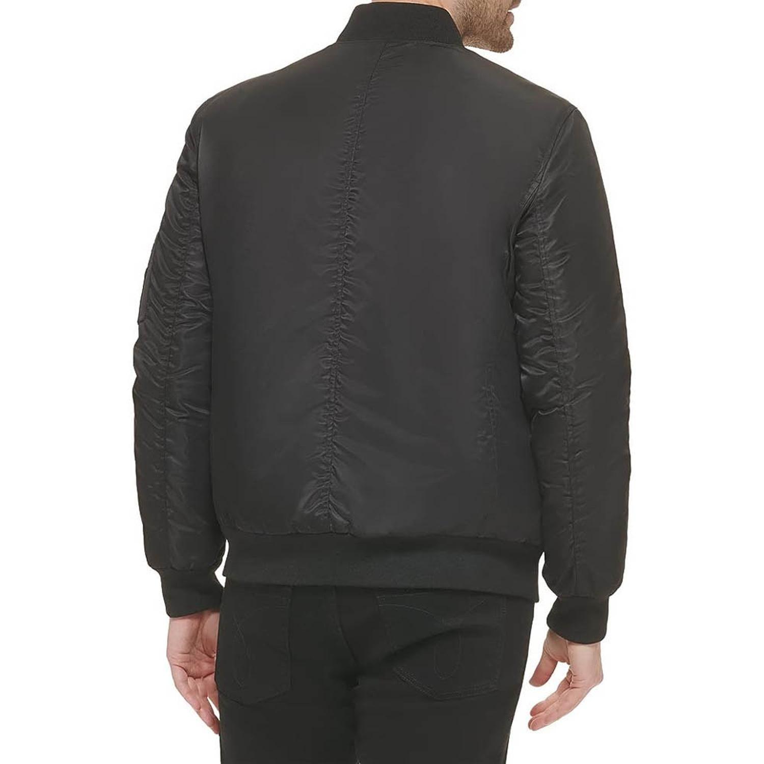 Chaqueta Hombre Calvin Klain Men's Nylon Flight Jacket Negro CME54122-2