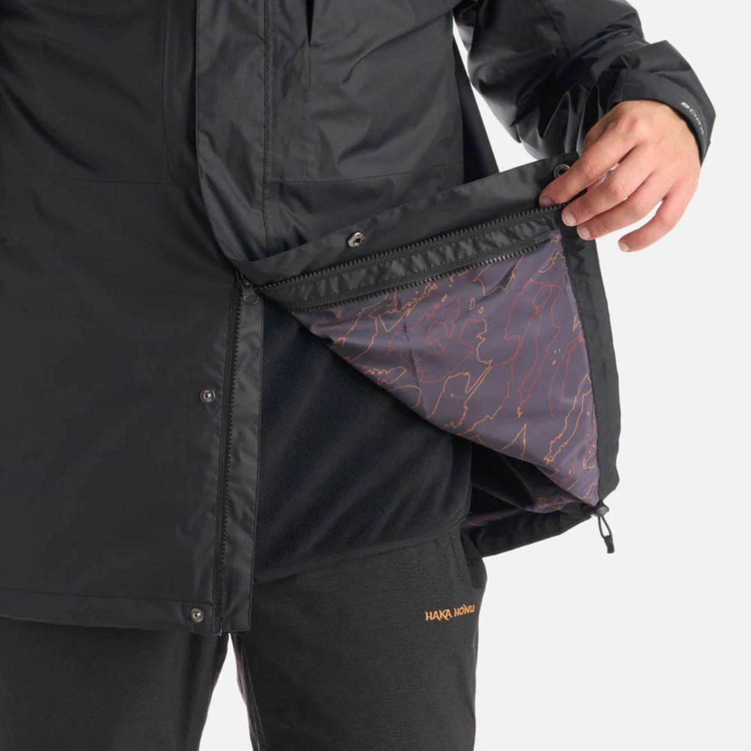 Chaqueta Hombre Corteza Negro Haka Honu-3