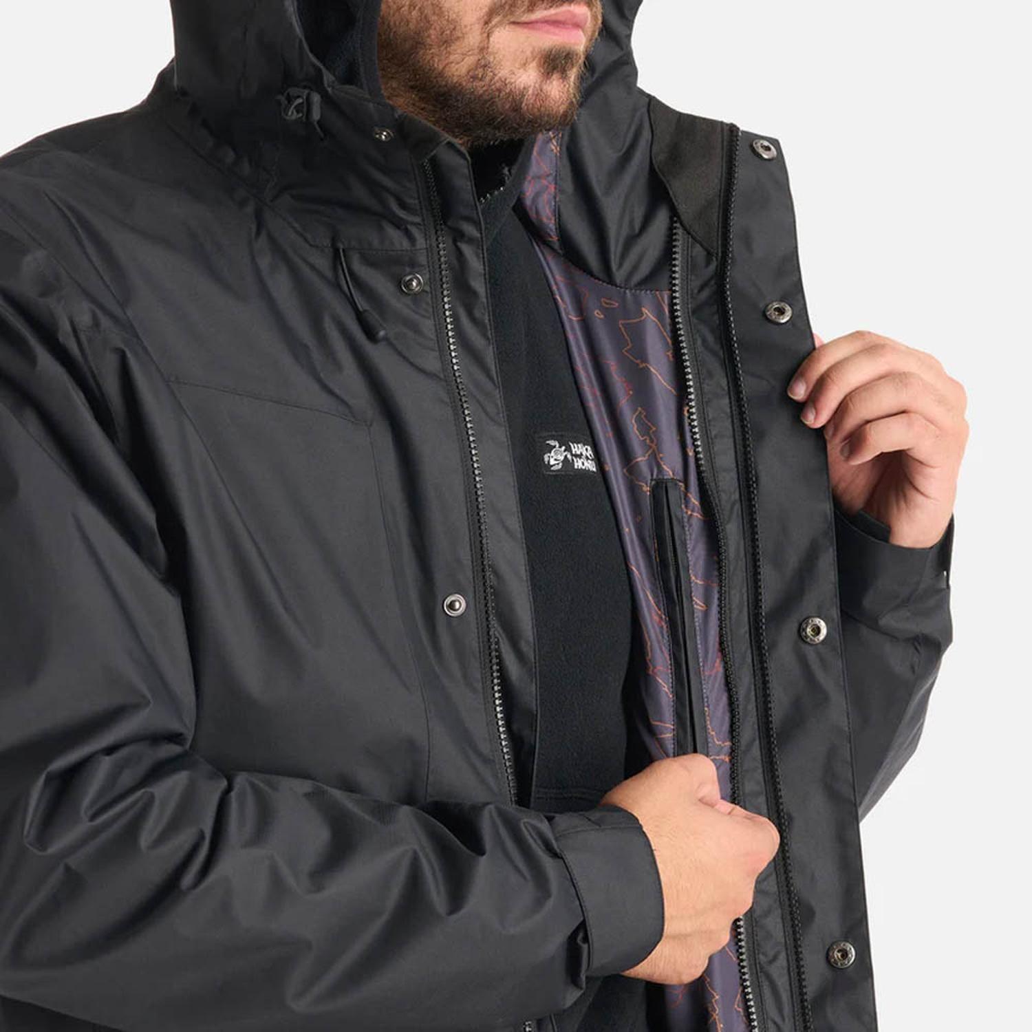 Chaqueta Hombre Corteza Negro Haka Honu-4