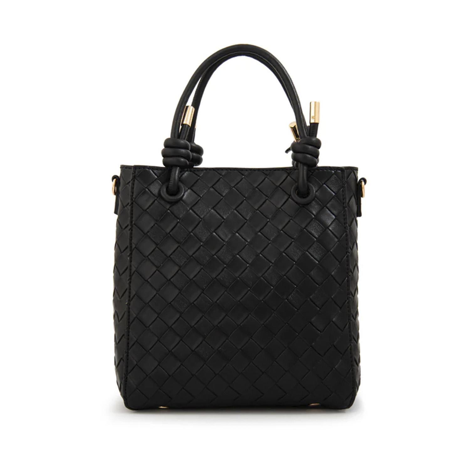 Cartera Italia Trenzado Negro - Amphora - 040364016301-2