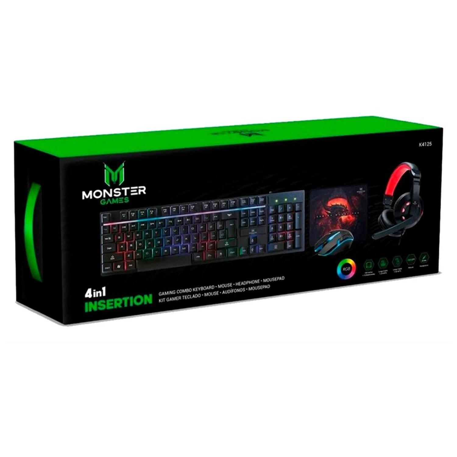 Kit 4 en 1 Gamer Monster Crew Insertion-2