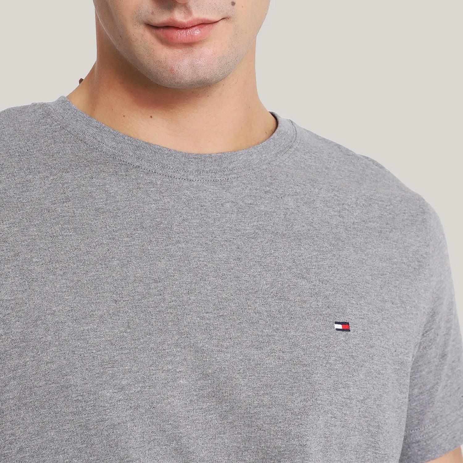 Polera Essential Cotton Slim Fit Gris Tommy Hilfiger-2