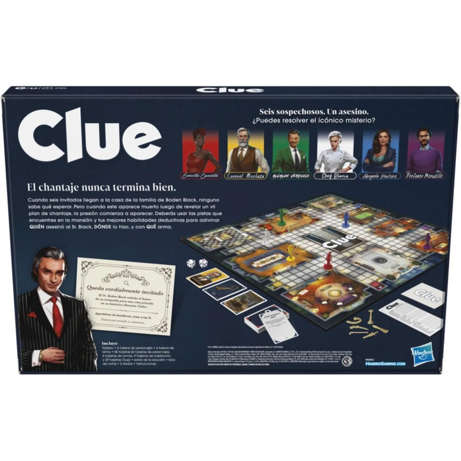 Juego de Mesa Clue Clásico Renovado-2