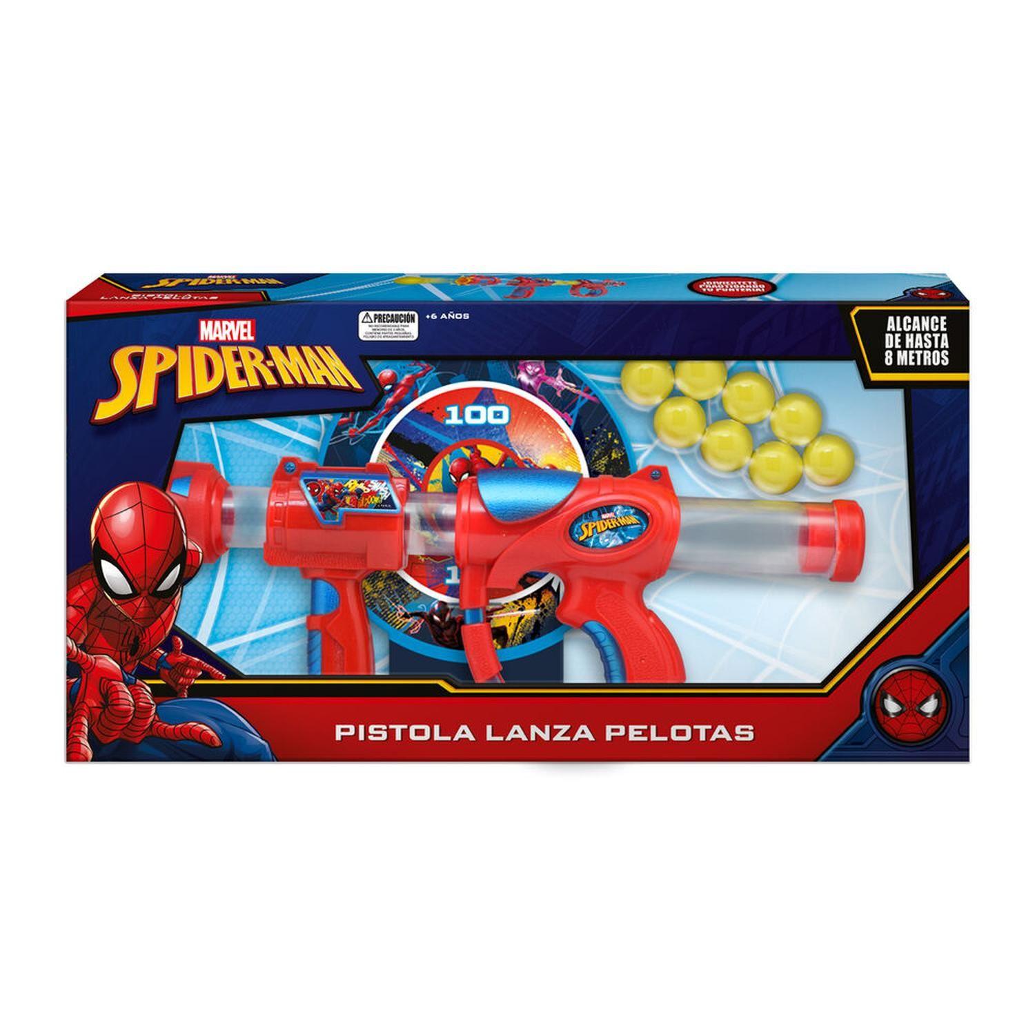Pistola Lanza Pelotas De Spiderman Marvel-1