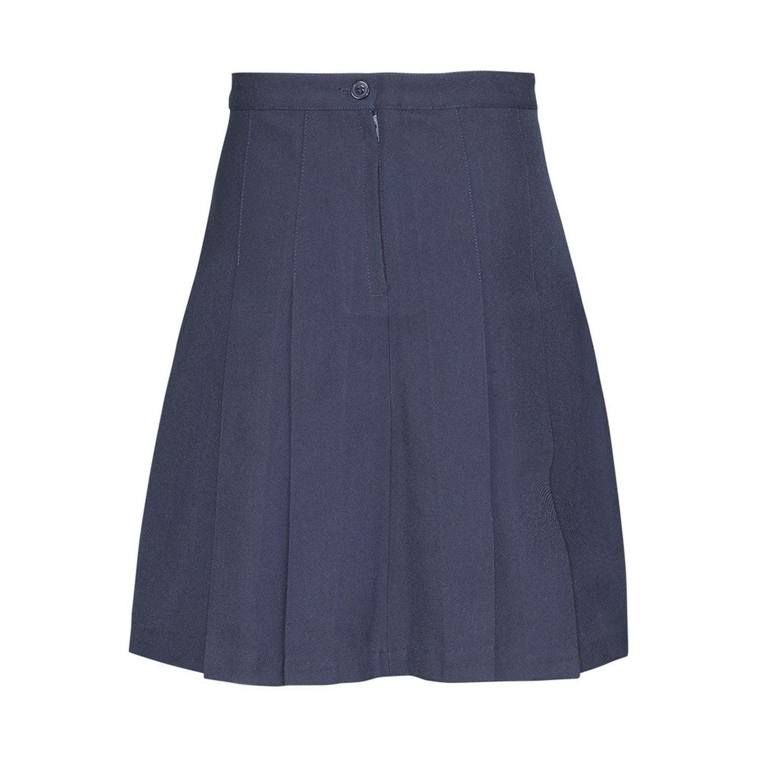 Falda Escolar Azul Marino 8 Tablas Niña-2