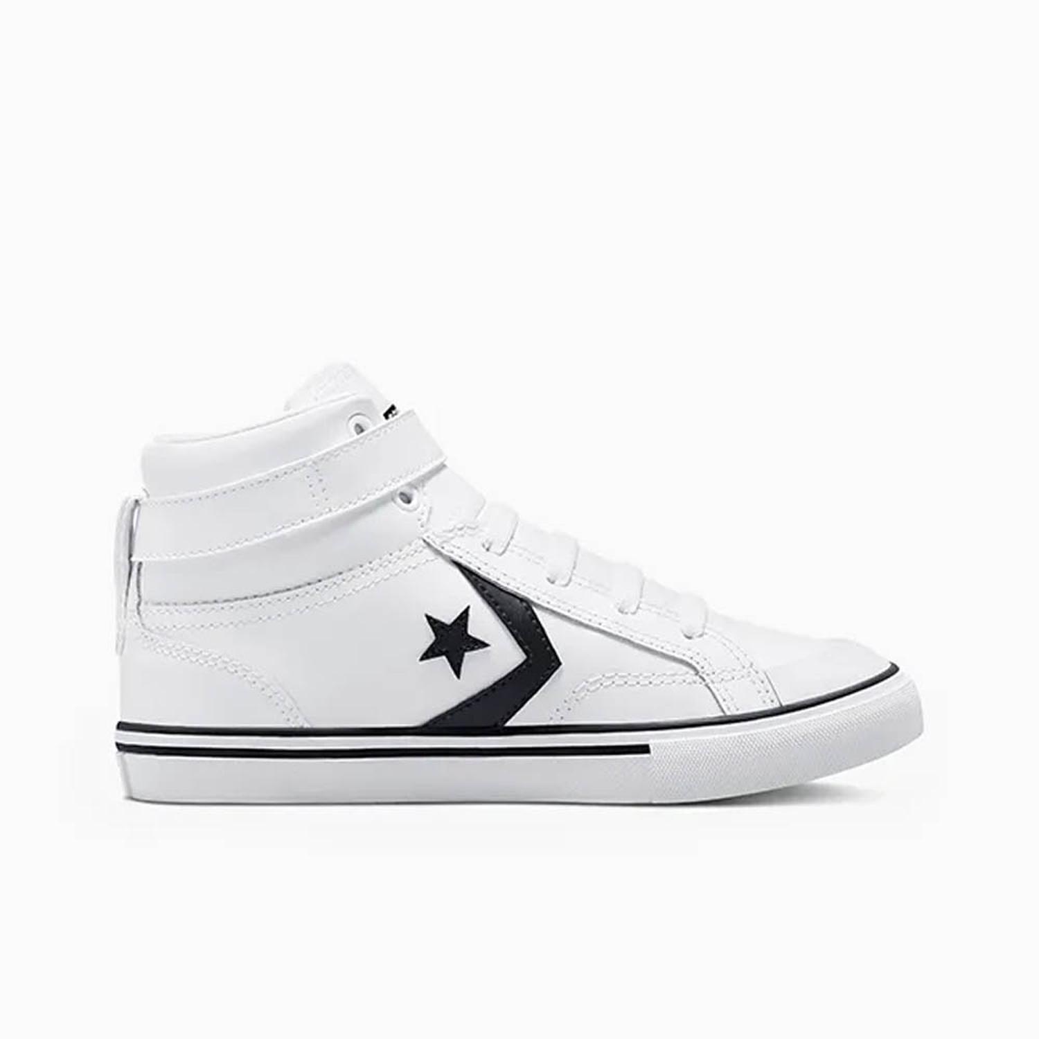 Zapatilla Converse Caña Alta Pro Blaze Strap Cuero Niños A01071C-0