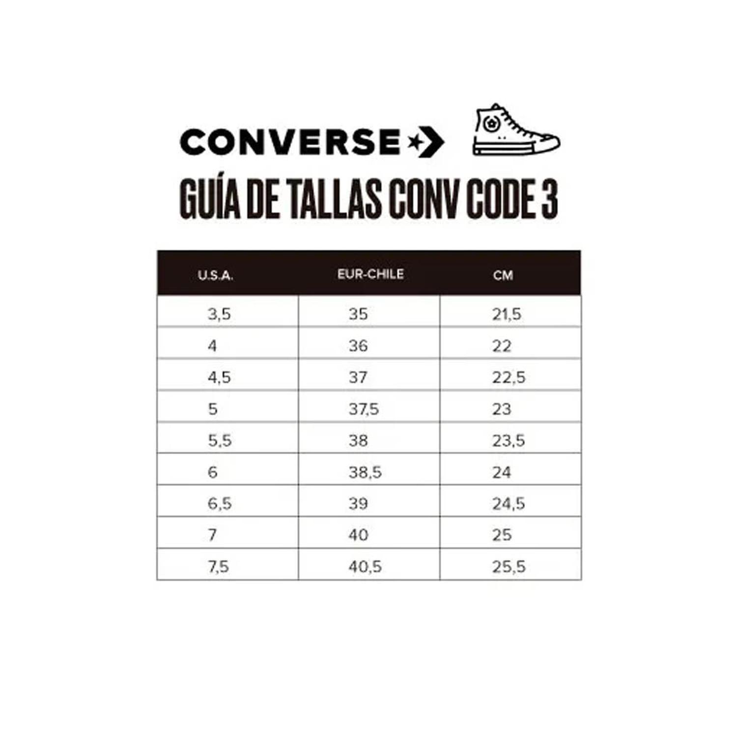 Zapatilla Converse Caña Alta Pro Blaze Strap Cuero Niños A01071C-4