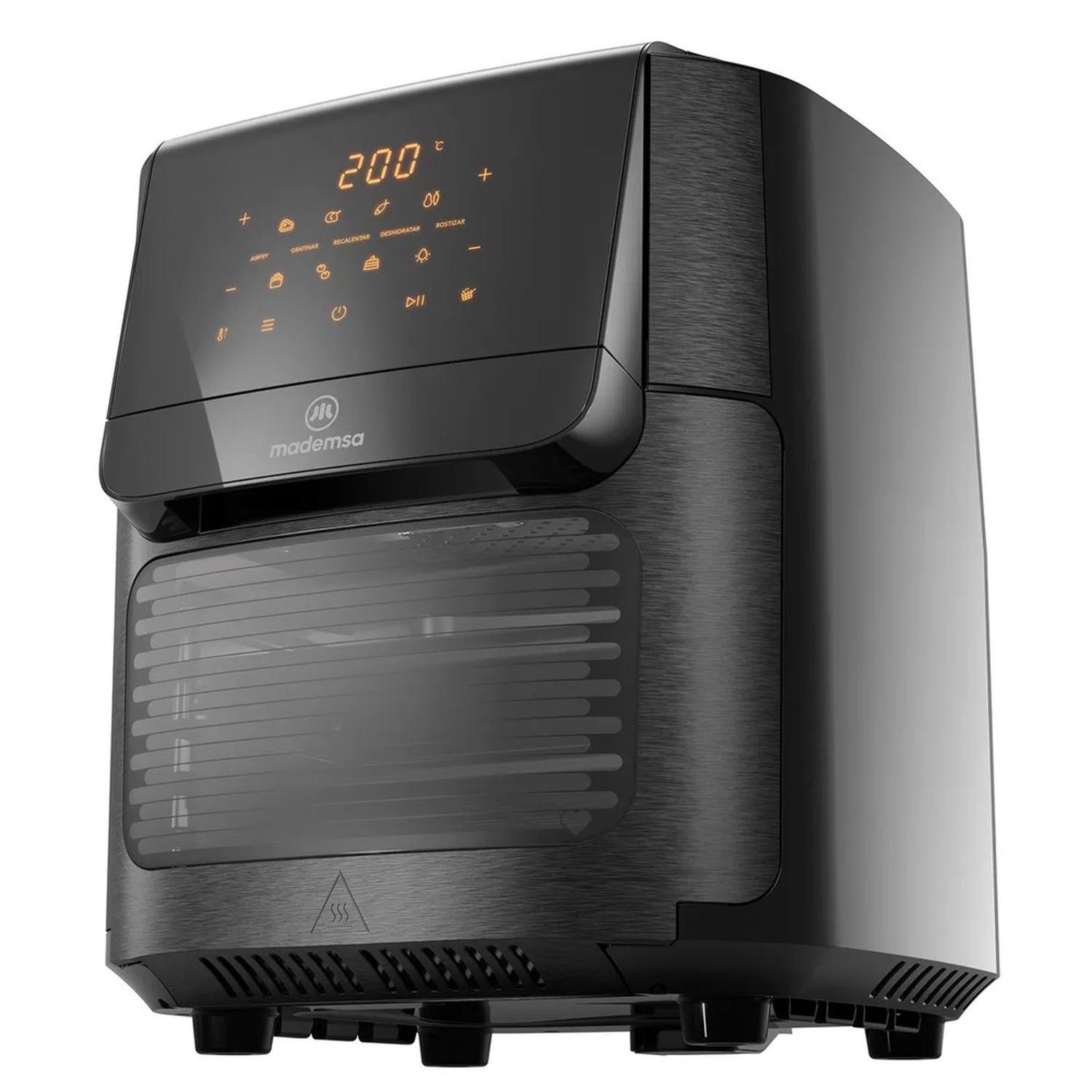 Freidora de Aire 5 en 1 Mademsa 12L con Panel Digital 1700W MAF90 Gris-4