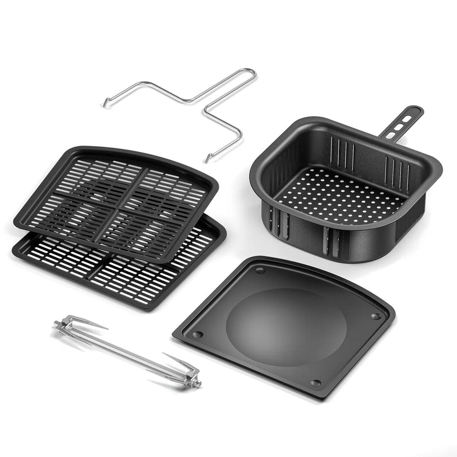 Freidora de Aire 5 en 1 Mademsa 12L con Panel Digital 1700W MAF90 Gris-5