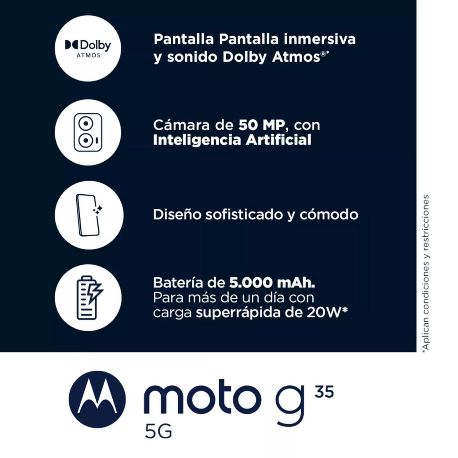 Motorola G35 5G Negro 4GB RAM 256GB ROM-2