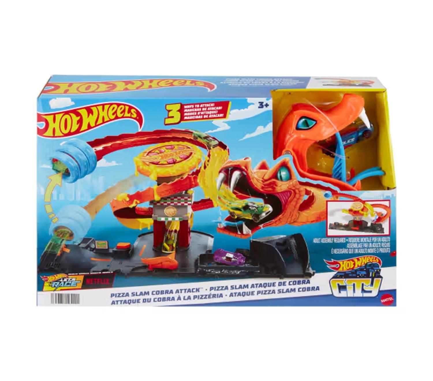 Pista De Juguete HotWheels Ataque De Cobra VS Pizzeria-4
