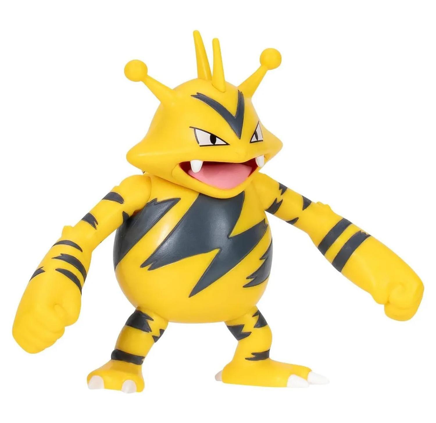 Set Figuras De Batalla Pokemon - Caterpie - Electabuzz - Rockruff PKW3892-2
