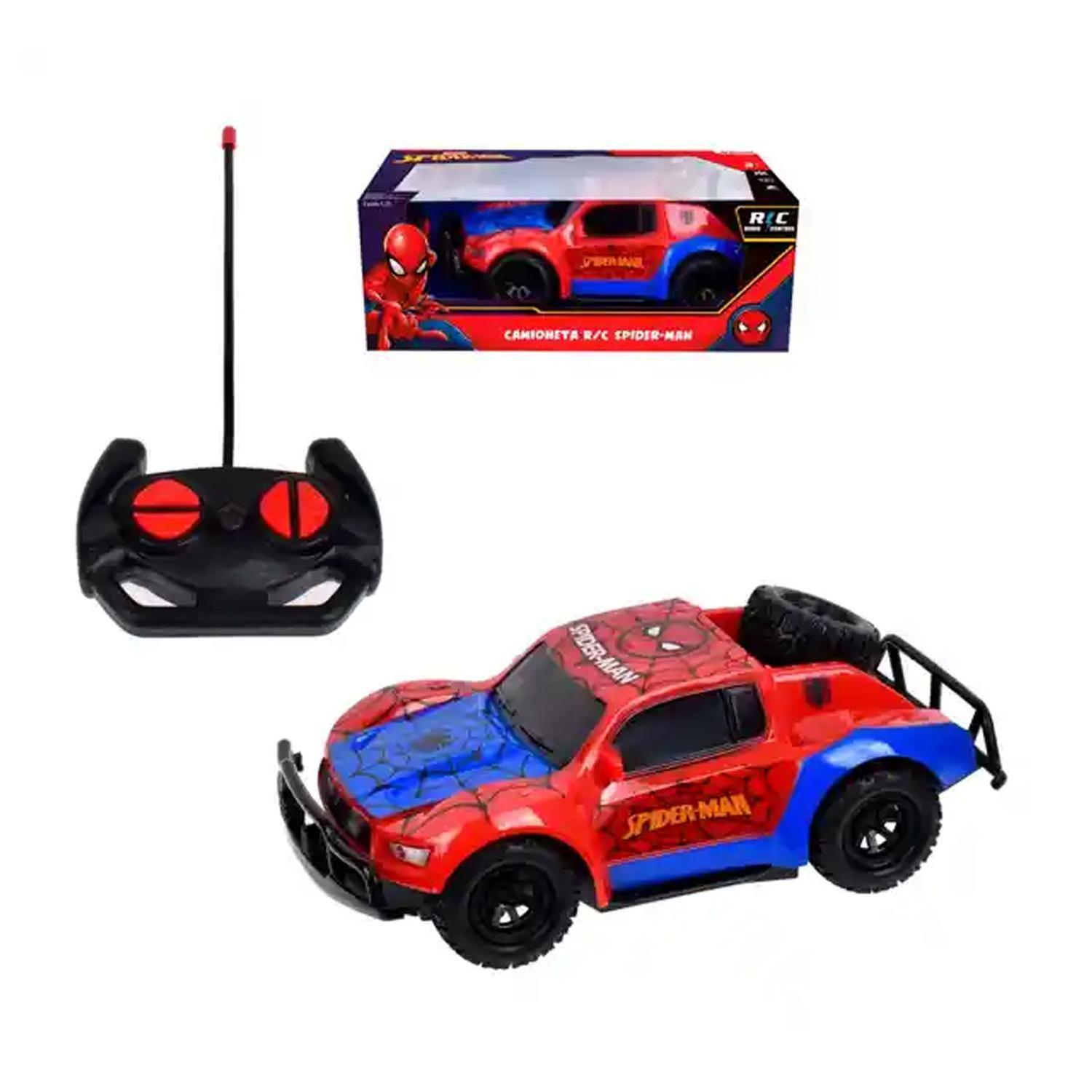 Camioneta Radio Controlada Spiderman 20cm Luces Marvel-1
