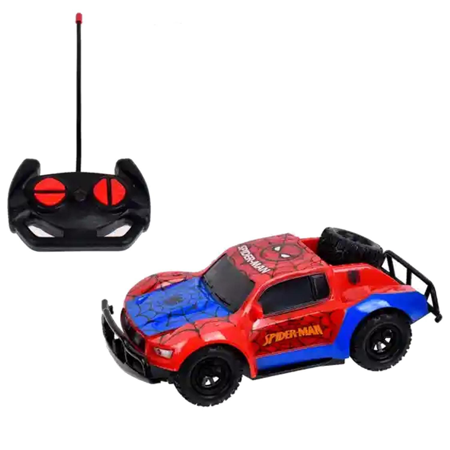 Camioneta Radio Controlada Spiderman 20cm Luces Marvel-2