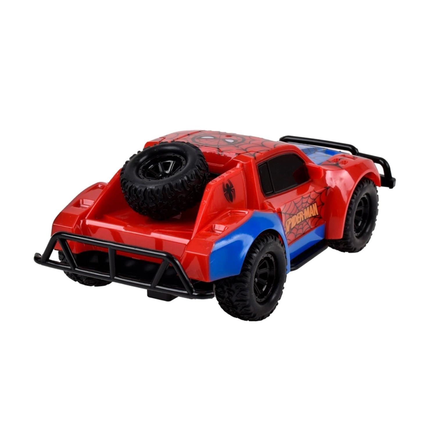Camioneta Radio Controlada Spiderman 20cm Luces Marvel-4