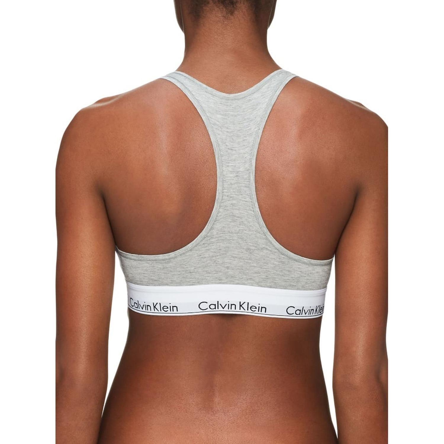 Brasier Bralette Unlined Gris - Calvin Klein - F3785020-2