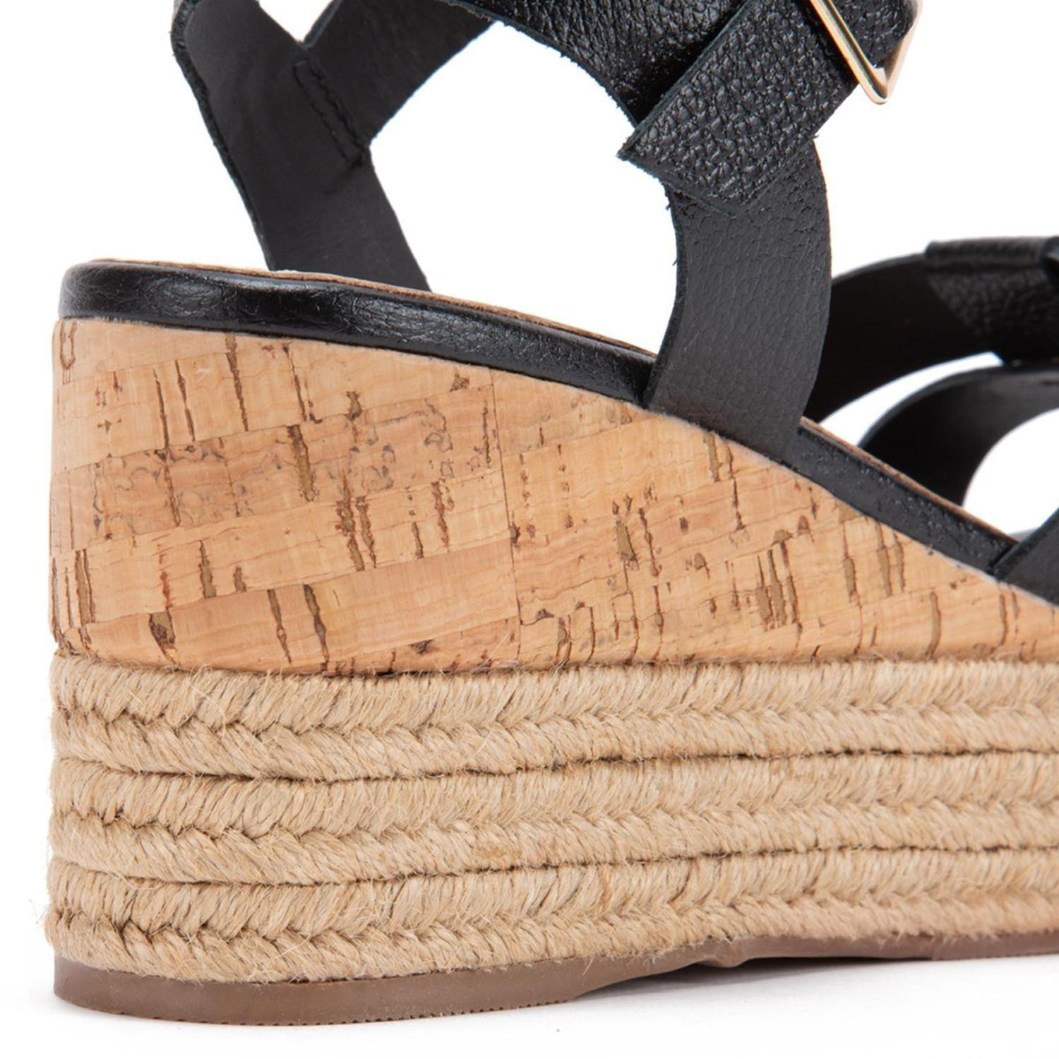 Sandalia Mujer Eduarda Negro Gacel 660370-3