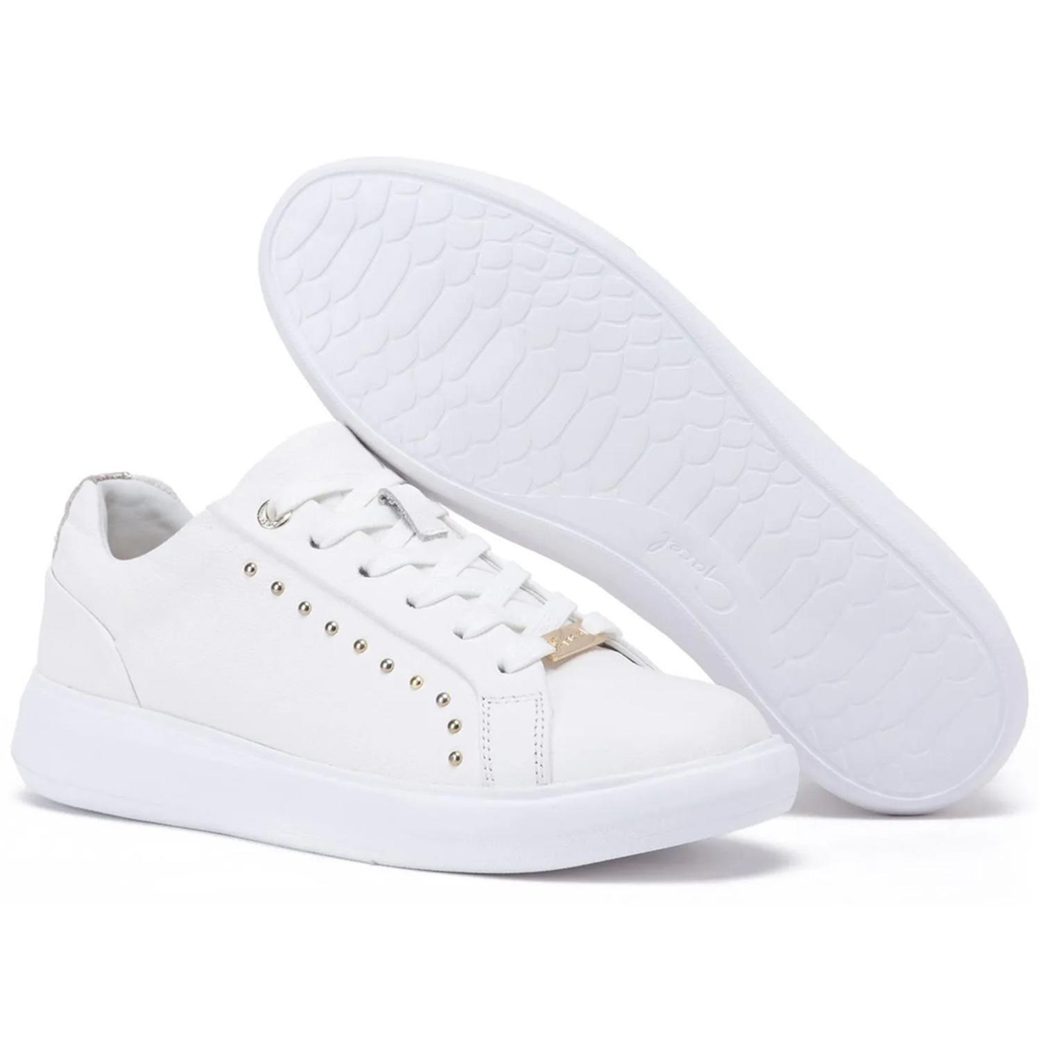 Zapatilla Cuero Blanco - Gacel Rosalia 660582-2