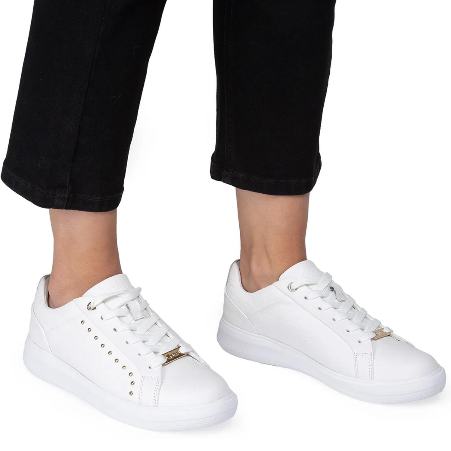 Zapatilla Cuero Blanco - Gacel Rosalia 660582-4