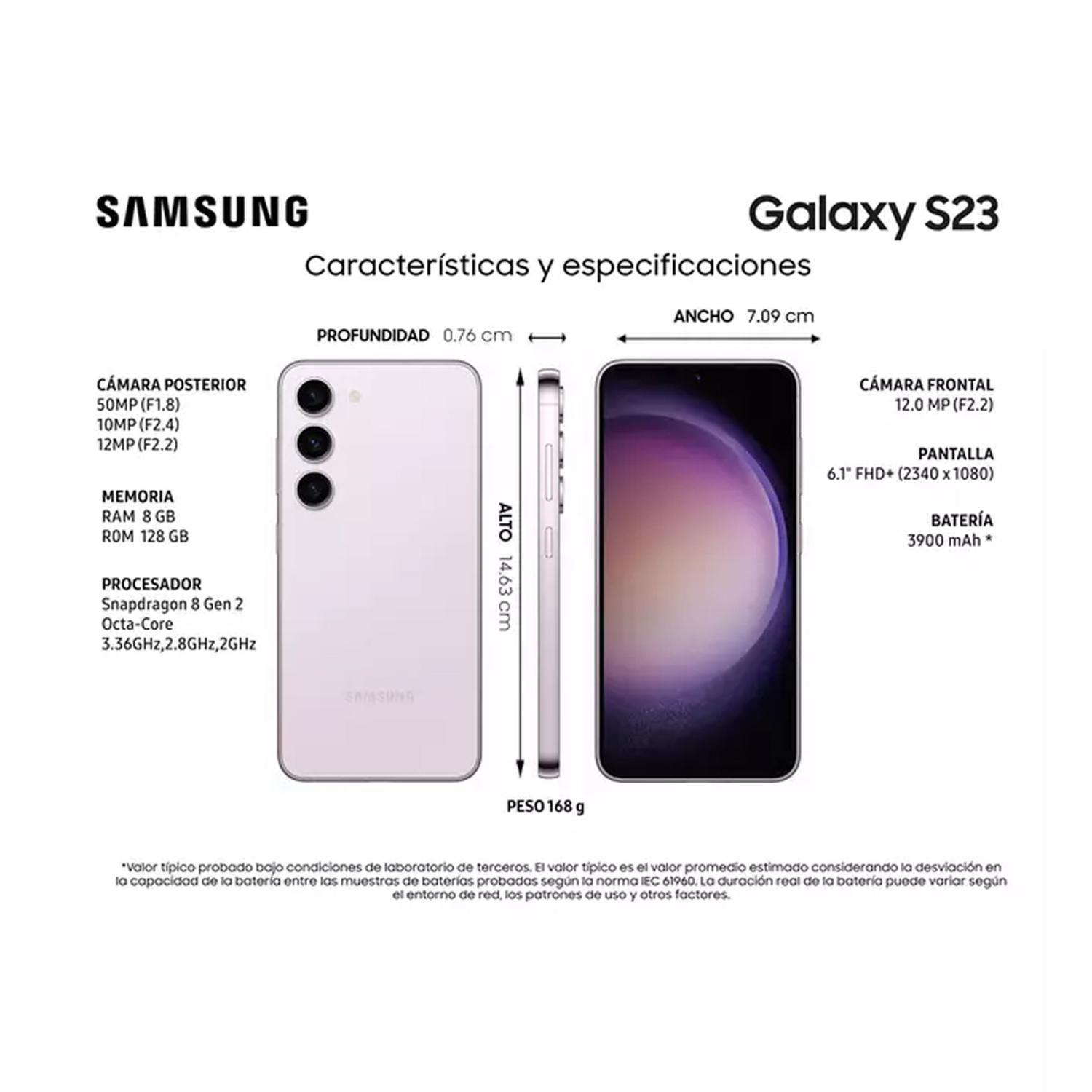 Samsung Galaxy S23 128GB Lavender Liberado-4