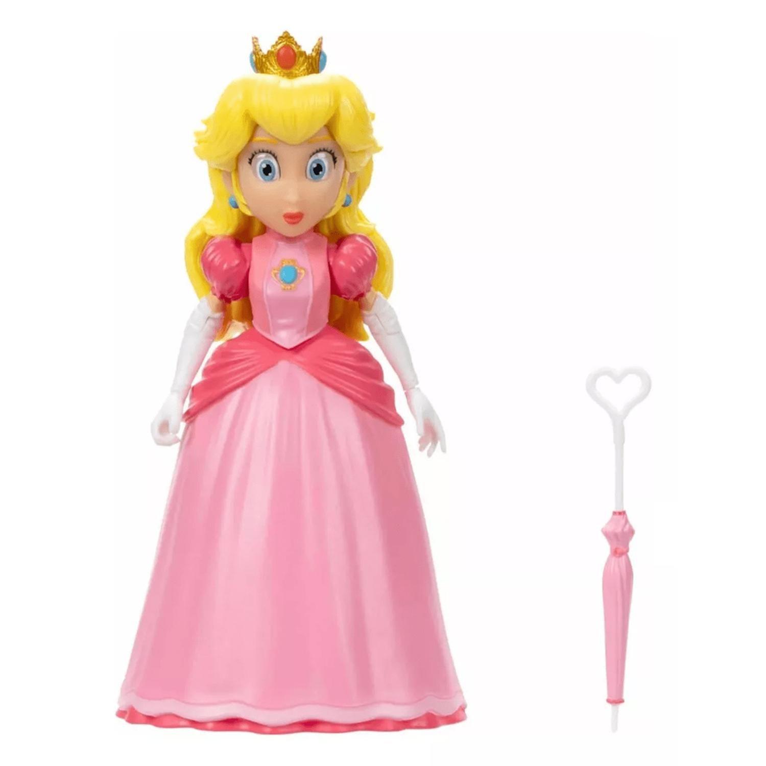 Figura Peach Super Mario Movie Con Accesorio 13 Cm-2