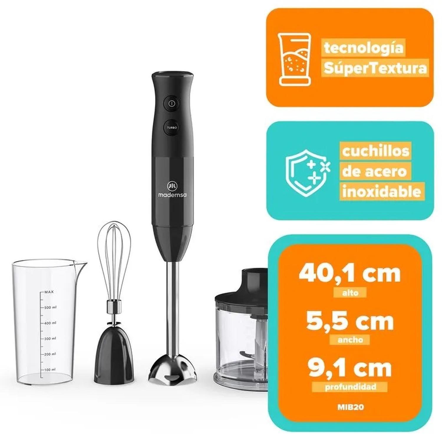 Minipimer 3 en 1 MIB20 Mademsa-2