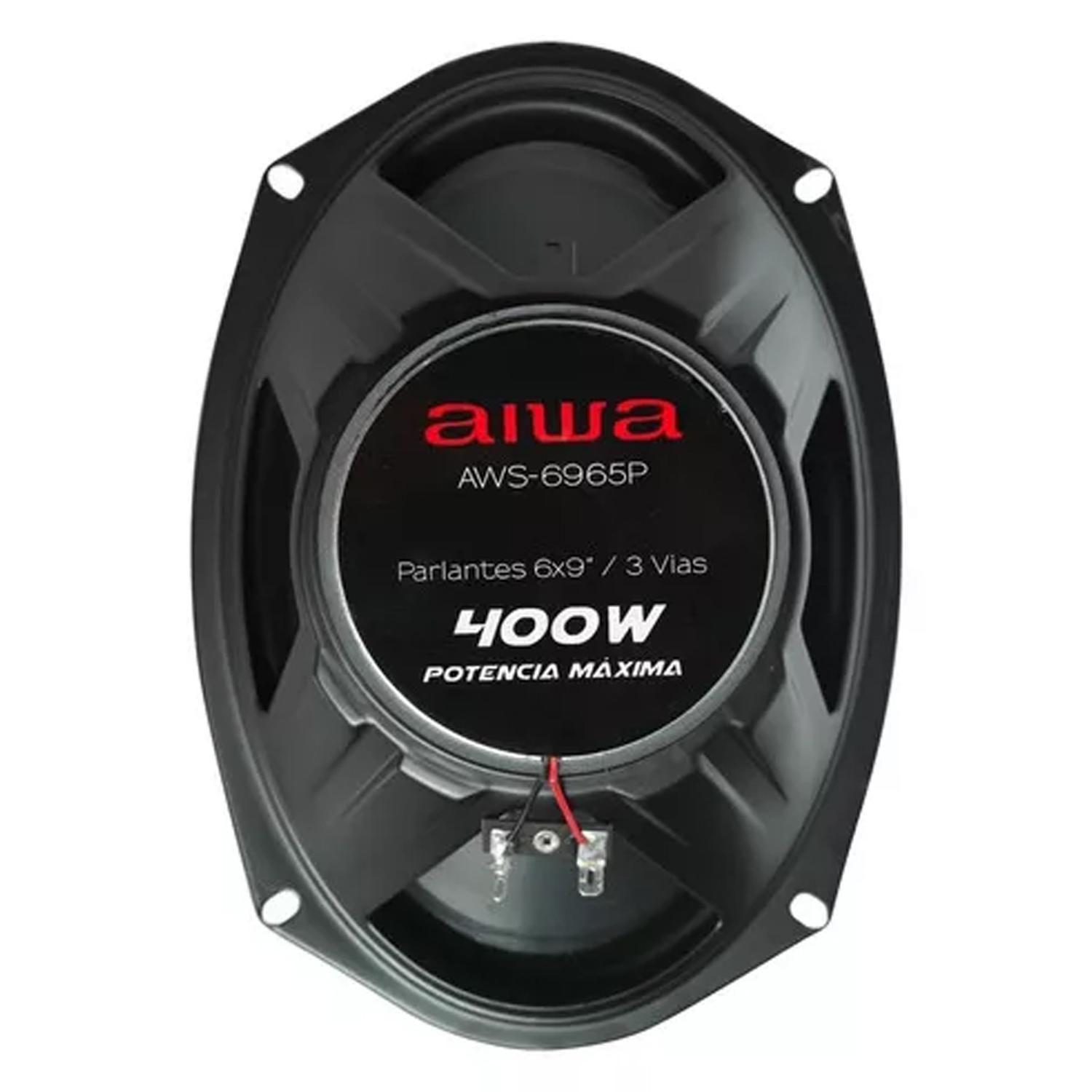 Parlantes Aiwa AWS-6965P 6x9" 3 Vías 400W-2