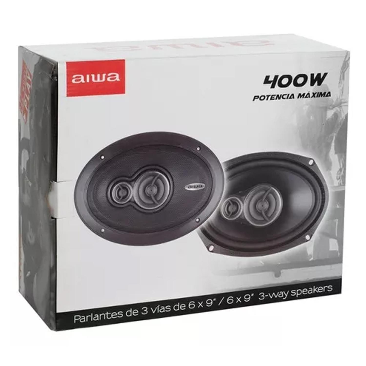 Parlantes Aiwa AWS-6965P 6x9" 3 Vías 400W-3