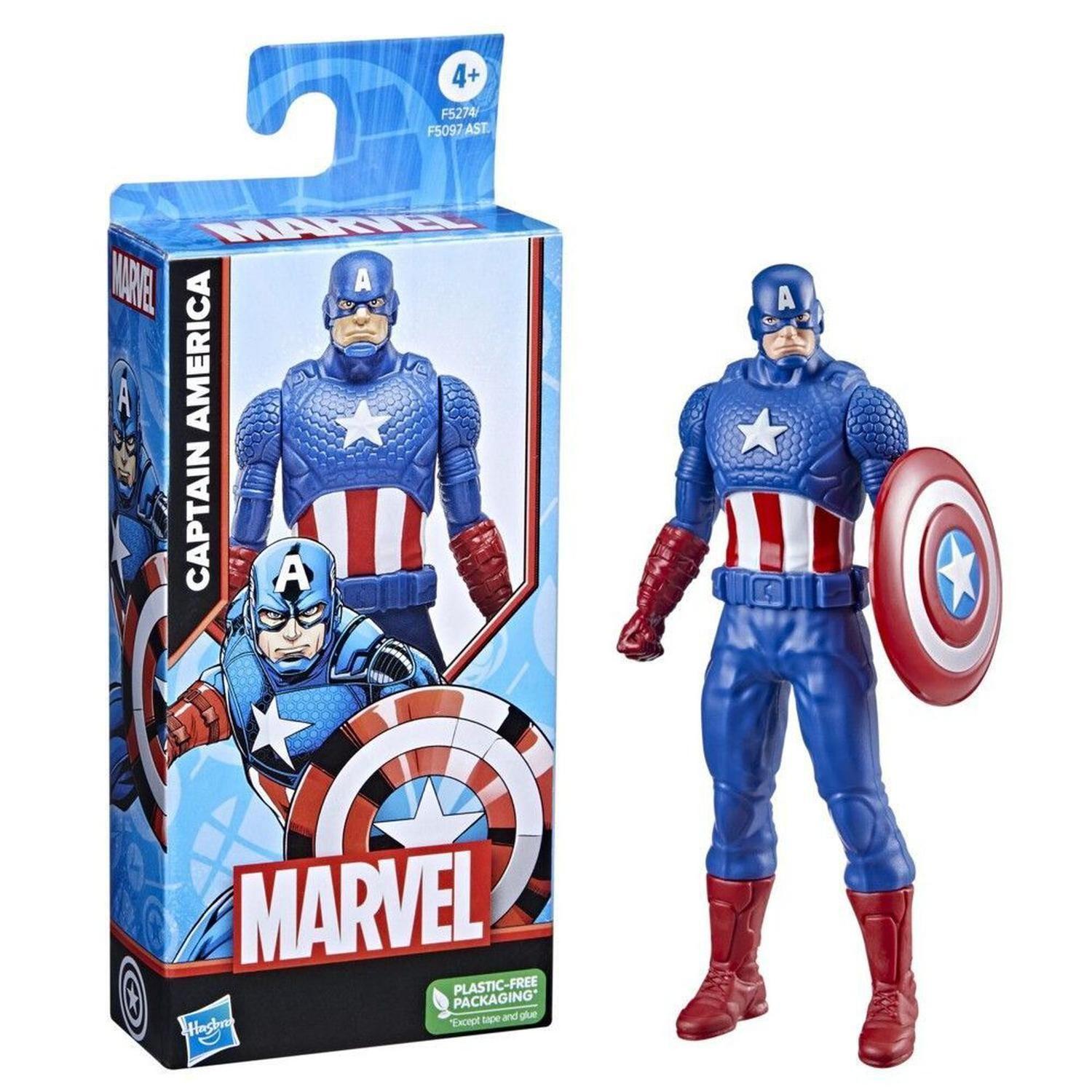 Figura Capitán América Marvel 15cm Hasbro-0