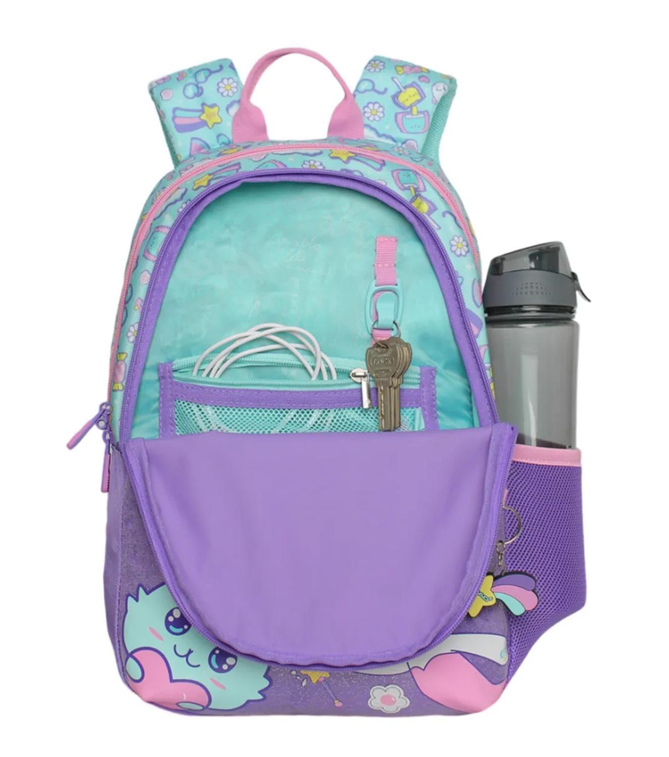 Mochila Bionica Cat Prints Menta - Head 890434-2