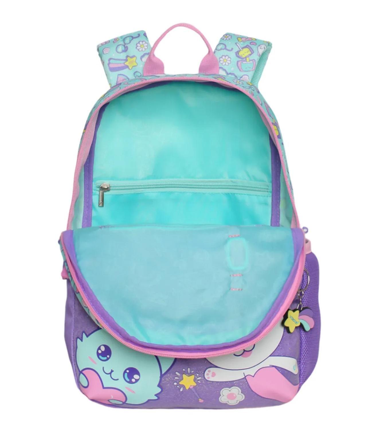 Mochila Bionica Cat Prints Menta - Head 890434-3