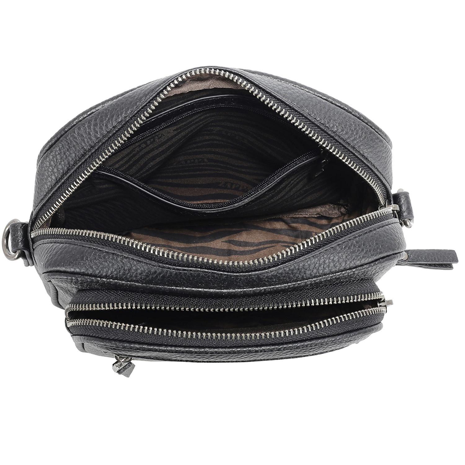 Cartera Bandolera Negra - Zappa - ZC25-2
